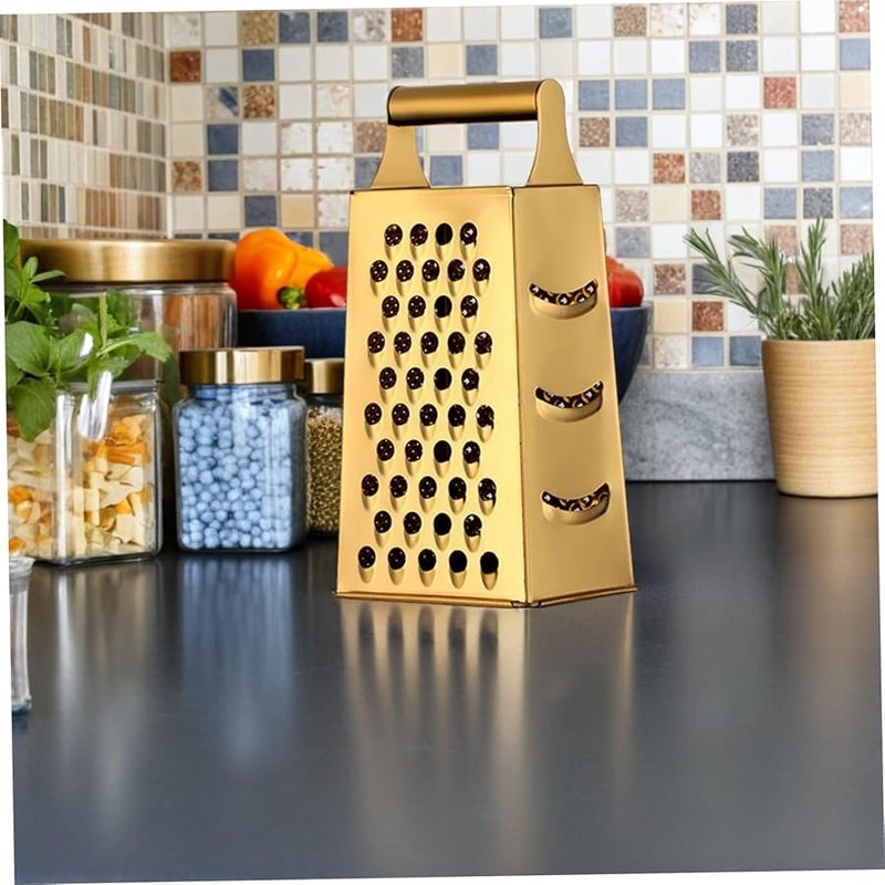 Stainless Steel Kitchen Grater Slicer Shredder for Cheese Lemon Garlic Ginger Vegetable Fruit Efficient Cutting Tool - Image 4